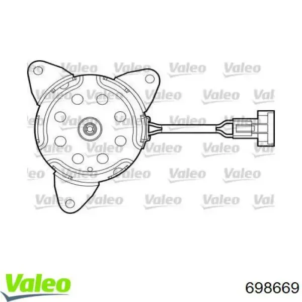 Мотор вентилятора кондиционера JRM100060 Rover