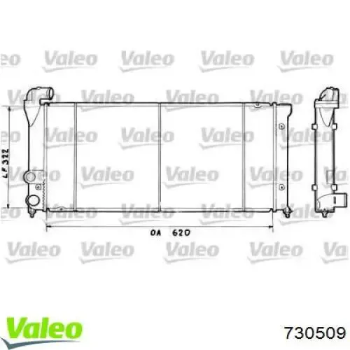 Радиатор 730509 VALEO