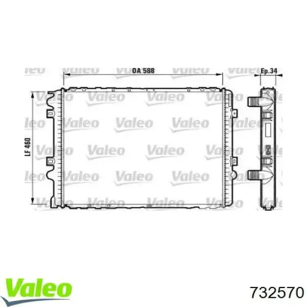 Радиатор 6095081 Polcar