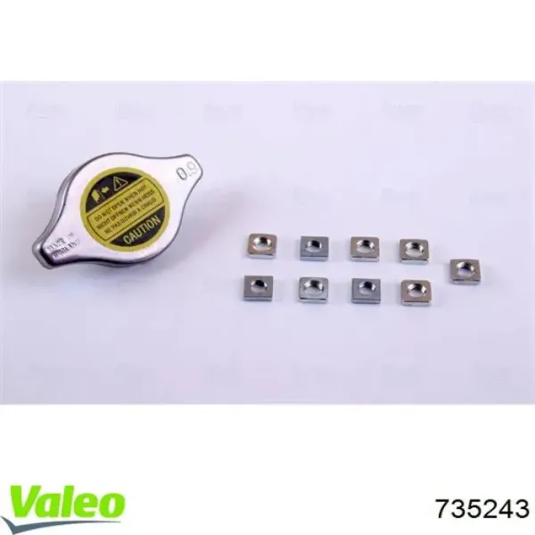 Радиатор 735243 VALEO