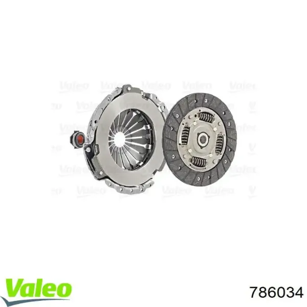 Комплект сцепления (3 части) VALEO 786034 цена, от