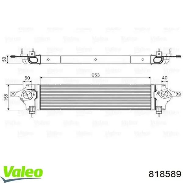 Интеркулер 818589 VALEO