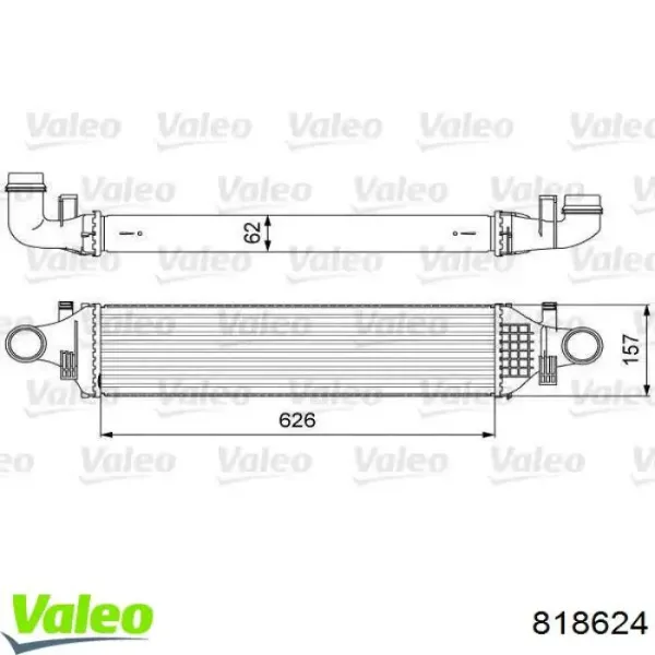 Интеркулер 818624 VALEO