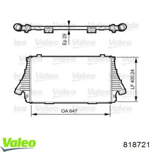 Интеркулер 818721 VALEO