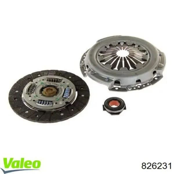 Комплект сцепления (3 части) VALEO 826231 цена, от