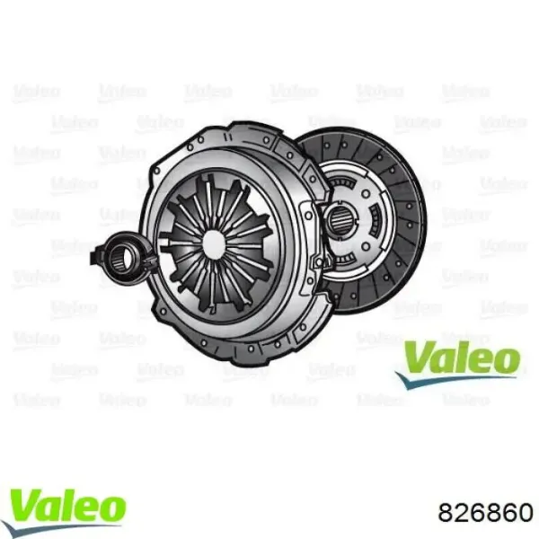 Купить 826860 VALEO Комплект сцепления (диск, корзина, подшипник)
