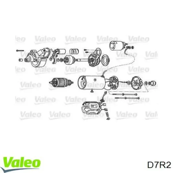 Стартер D7R2 VALEO