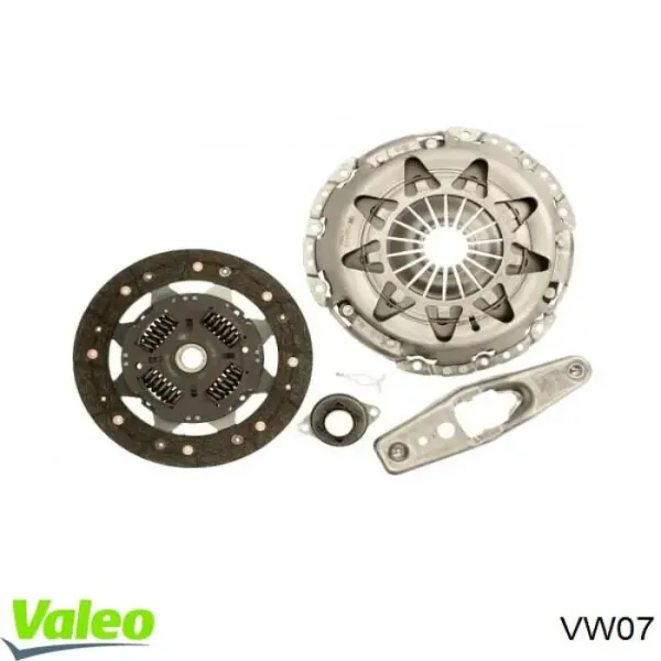 Диск сцепления VW07 VALEO
