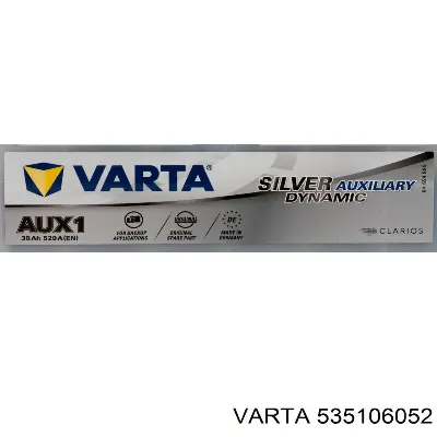Автомобільний акумулятор Варта 35 А/г 12 В (535106052)