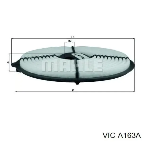 Воздушный фильтр A163A Vic