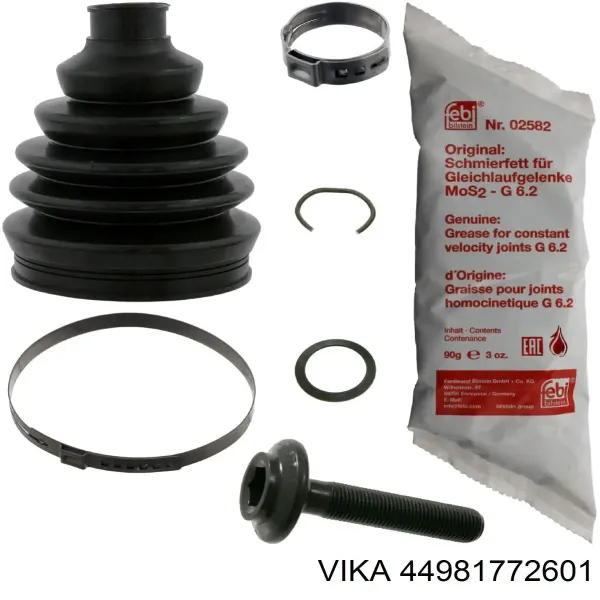 Пыльник ШРУСа наружный 0026165 GKN-Spidan