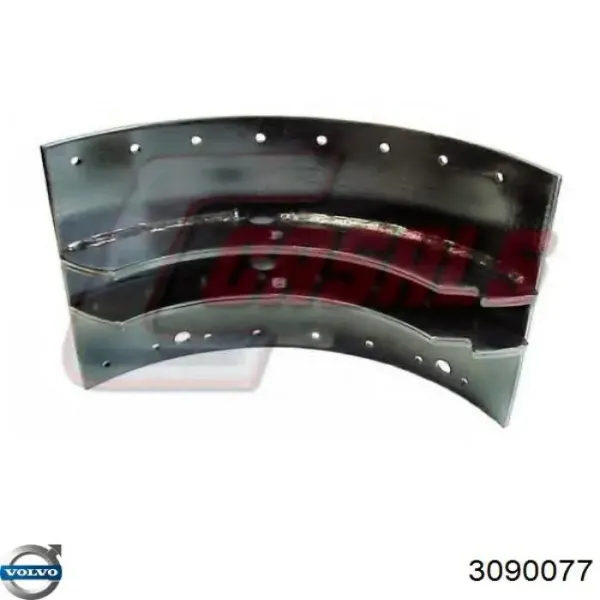 Задние барабанные колодки 3090077 Volvo