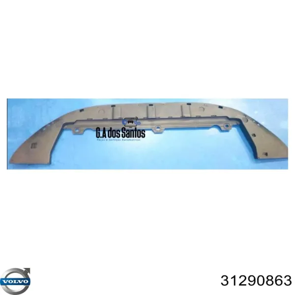 Защита бампера переднего 31290863 Volvo
