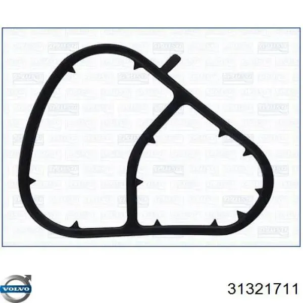 Кольцо форсунки инжектора посадочное Volvo 31321711