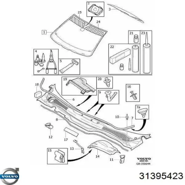 Лобовое стекло GS7209D11 XYG