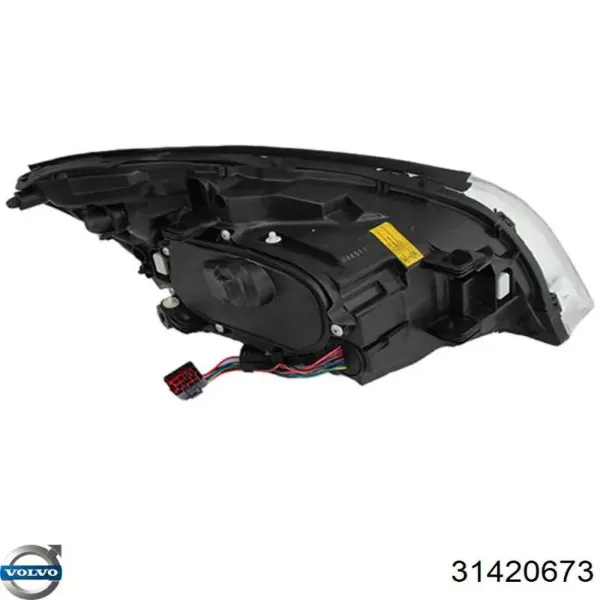 Левая фара 31420673 Volvo