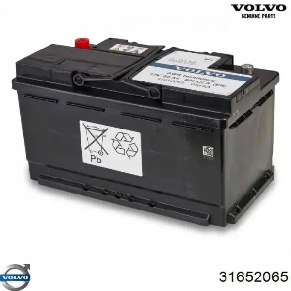 Аккумулятор 31652065 Volvo