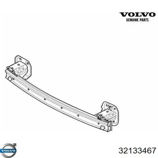 Усилитель заднего бампера 32133467 Volvo