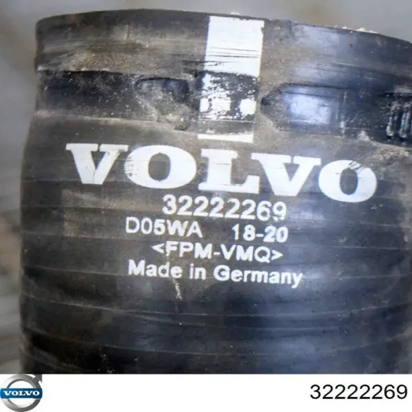 Патрубок интеркулера 32222269 Volvo
