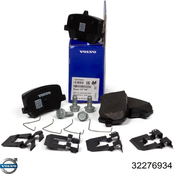 Задние тормозные колодки 32276934 Volvo