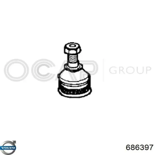 Верхняя шаровая опора 686397 Volvo
