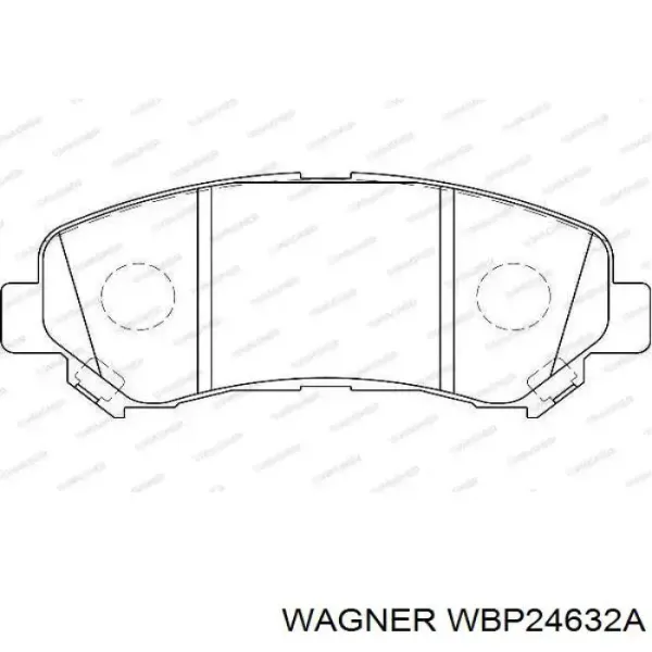 Передние тормозные колодки WBP24632A Wagner
