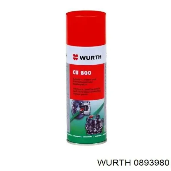 Смазка тормозных систем 0893980 Wurth