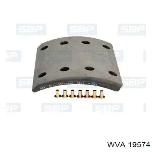 Накладка тормозная задняя (TRUCK) 07L19574N10 SBP