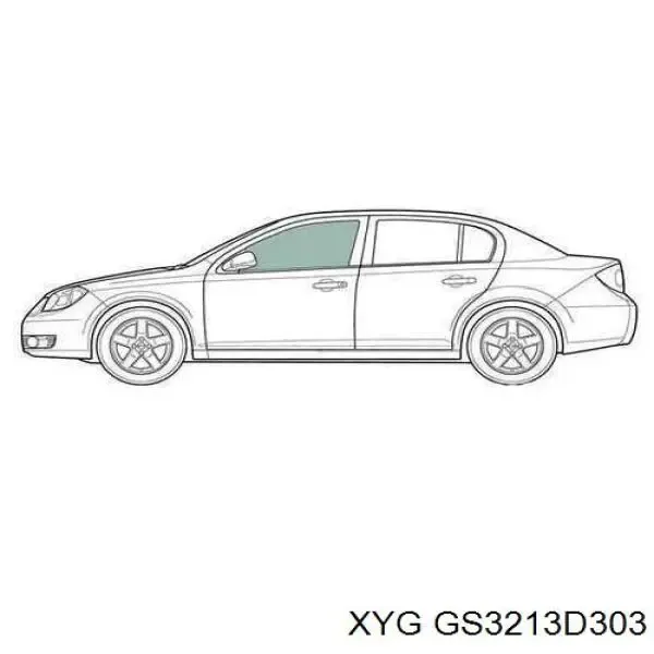 Стекло двери передней левой GS3213D303 XYG