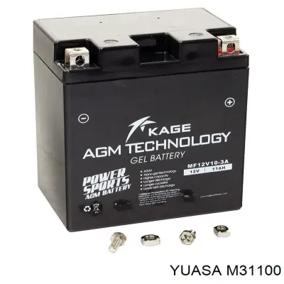 АКБ Юаса 100 А/ч 12 В (M31100)