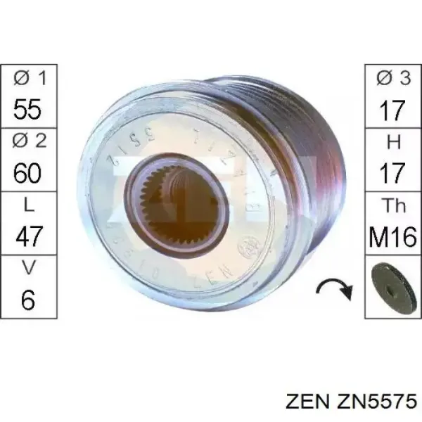 Шкив генератора ZN5575 ZEN