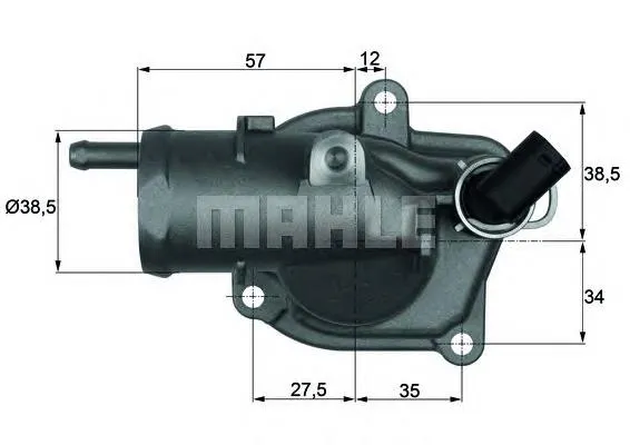 Термостат TI3187 Mahle Original