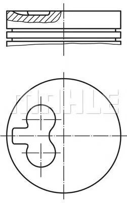 Поршня, 2-й ремонт на Volkswagen Transporter T3 24, 25, 251