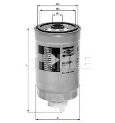 Топливный фильтр KC32 Mahle Original