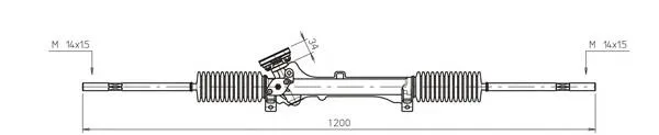 Рулевая рейка 400529 Peugeot/Citroen