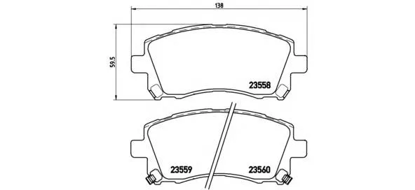 Купить P78010 Brembo Колодки тормозные