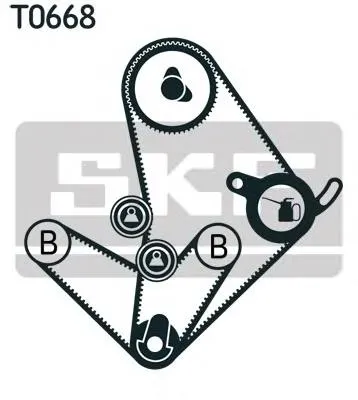 Купить VKMA95014 SKF Комплект ГРМ