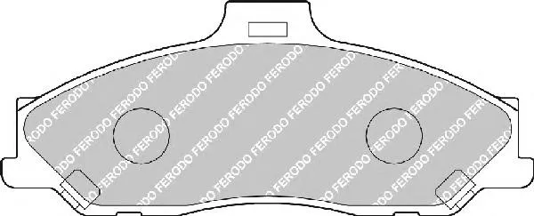 Передние тормозные колодки FSL1527 Ferodo