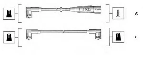 Высоковольтные провода 941055110535 Magneti Marelli