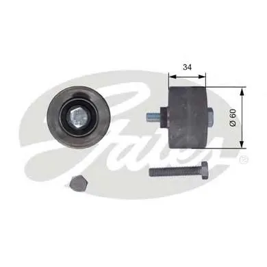 T42065 Gates Паразитный ведущий ролик