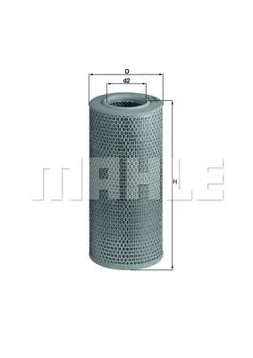 Воздушный фильтр LX610 Knecht-Mahle