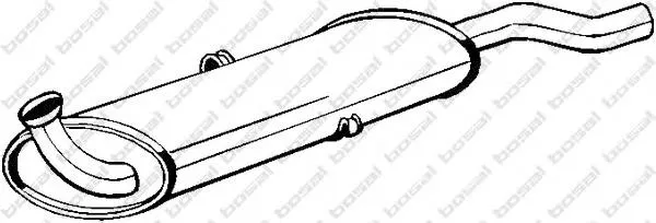 Глушитель задний 105933 Bosal