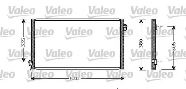 Радиатор кондиционера 817783 VALEO