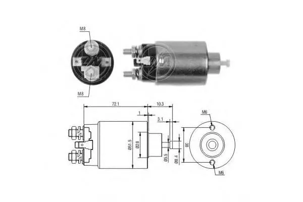 Бендикс стартера ZN1698 ZEN