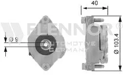 Натяжитель приводного ремня FA99010 Flennor
