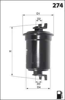 Топливный фильтр ELE3590 Mecafilter