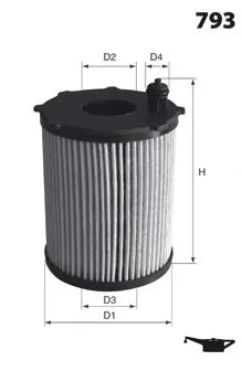 Фильтр масла Mecafilter ELH4326