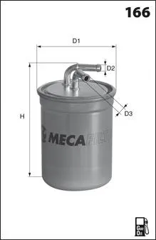 Топливный фильтр ELG5318 Mecafilter