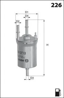 Топливный фильтр ELE6101 Mecafilter