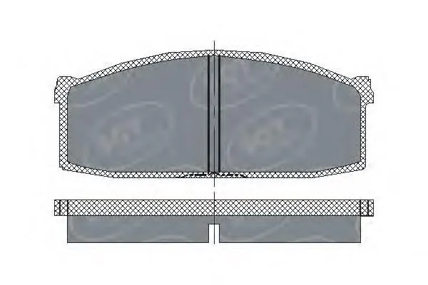 Передние тормозные колодки SP112 SCT
